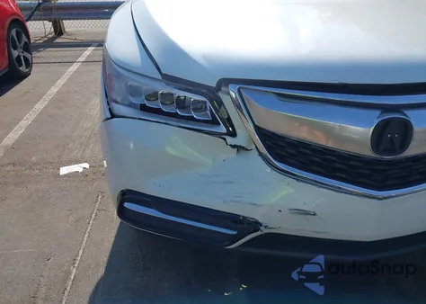 2016 Acura Mdx Technology Acurawatch Plus Packages/Technology Package из США, поврежденный, VIN 5FRYD4H45GB014895